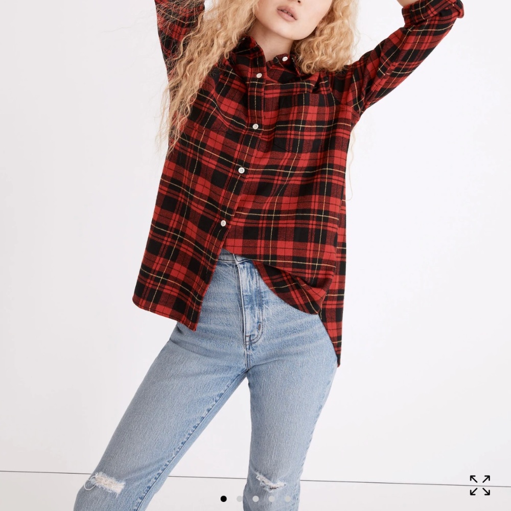 Madewell Classic Ex-Boyfriend Shirt in Kirtling Plaid